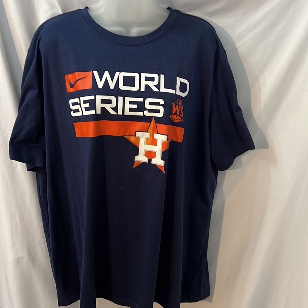 Nike Dri Fit Womens World Series Houston Astros T-Shirt Size XXL - Picture 3 of 4